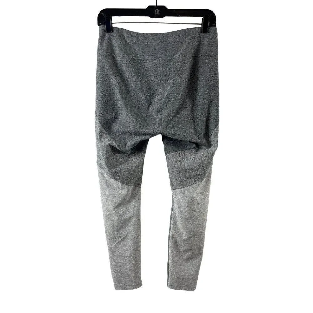 Outdoor Voices Springs 7/8 Leggings In Graphite/Ash/Dove Large Colorblocked